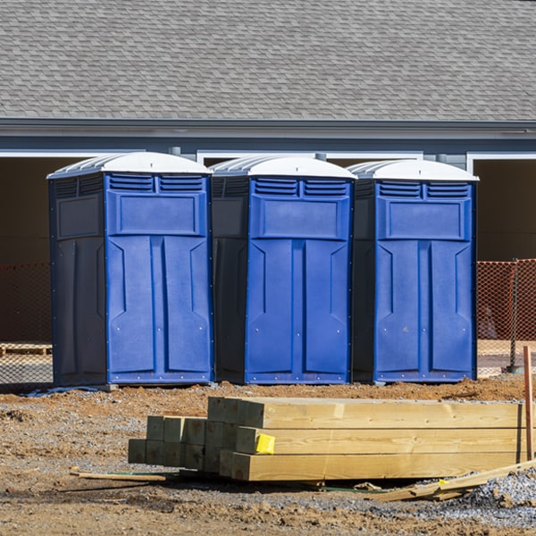 do you offer hand sanitizer dispensers inside the porta potties in Buckholts TX